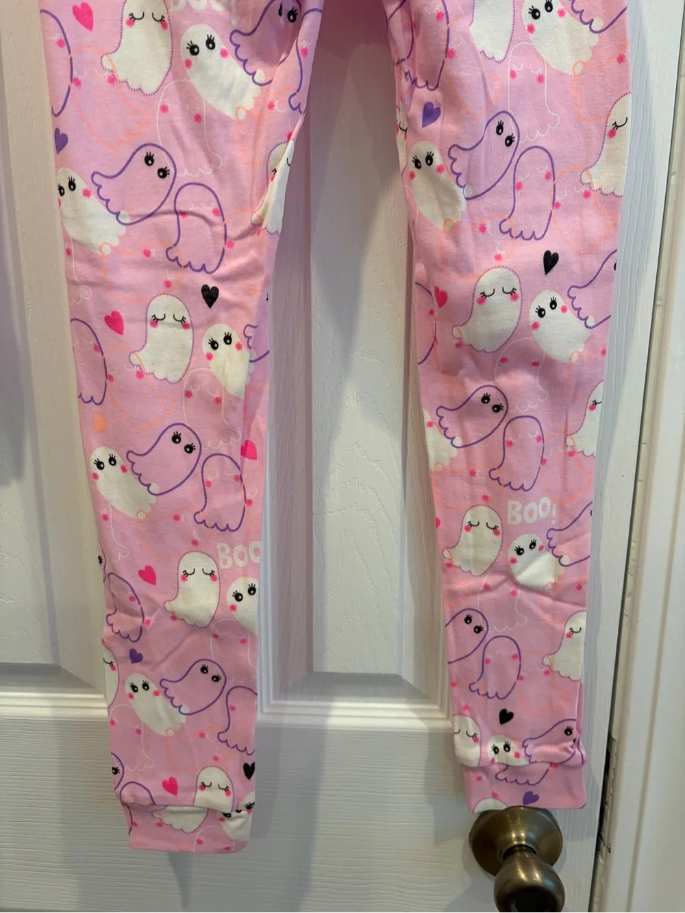 The Children’s Place Glow in the Dark Pink Ghost Print Pajama Set 👻🌟